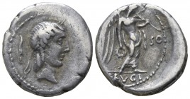 L. Calpurnius Piso Frugi 90 BC. Rome. Quinarius AR