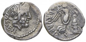 L. Rubrius Dossenus 87 BC. Rome. Quinarius AR