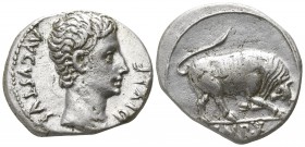 Augustus 27-14 BC. Lugdunum. Denar AR