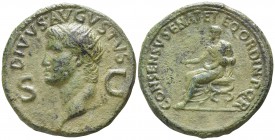 Caligula AD 37-41. Rome. Dupondius Æ