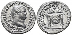 Titus AD 79-81. Rome. Denar AR