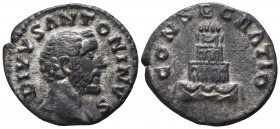 Antoninus Pius AD 138-161. Rome. Denar AR