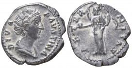 Faustina I, wife of Antoninus Pius AD 141. Rome. Denar AR