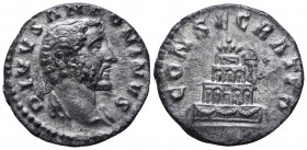 Divus Antoninus Pius AD 161. Rome. Denar AR