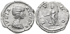 Julia Domna, wife of Septiumius Severus AD 193-211. Rome. Denar AR