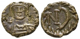 Justinian I.  AD 527-565. Carthago. Nummus Æ