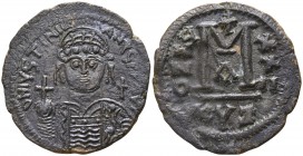 Justinian I.  AD 527-565. Cyzicus. Follis Æ