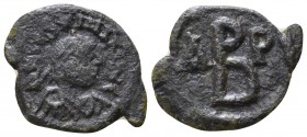 Justinian I.  AD 527-565. Thessalonica. Æ 2 Nummi