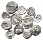 Lot of 12 greek silver coins / SOLD AS SEEN, NO RETURN!