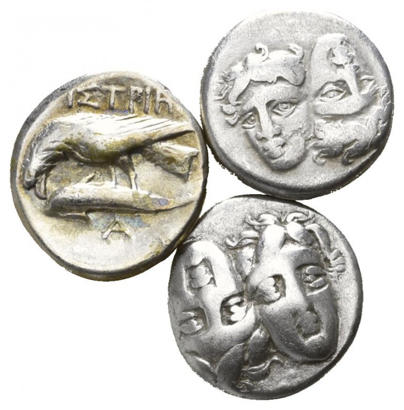 Lot of 3 istros drachms / SOLD AS SEEN, NO RETURN!

nearly very fine