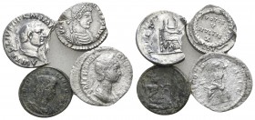 Lot of 4 denari and siliqua / SOLD AS SEEN, NO RETURN!