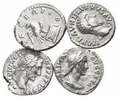 Lot of 4 roman imperial denari / SOLD AS SEEN, NO RETURN!