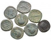 Lot of 8 roman imperial sesterzius / SOLD AS SEEN, NO RETURN!