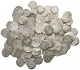 Lot of 100 mediaeval silver coins / SOLD AS SEEN, NO RETURN!