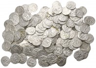 Lot of 100 mediaeval silver coins / SOLD AS SEEN, NO RETURN!