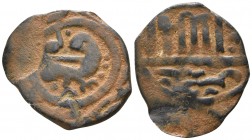 Salih al-Salih Salah ad-Din bin Muhammad AD 1351-1354. Halab. Fals AE