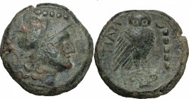 Northern Apulia, Teate. AE Quincunx, c. 225-200 BC