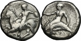 Southern Apulia, Tarentum. AR Nomos, c. 380-370 BC