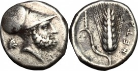 Southern Lucania, Metapontum. AR Stater, c. 340-330 BC