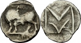 Southern Lucania, Sybaris. AR Obol, c. 550-510 BC