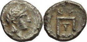 Southern Lucania, Thurium. AR 1/4 Obol, c. 443-400 BC