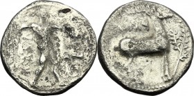 Bruttium, Kaulonia. AR Stater, c. 475-425 BC