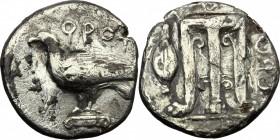 Bruttium, Kroton. AR Stater, 425-350 BC