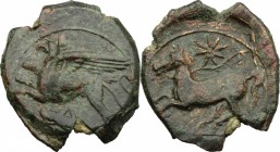 Syracuse.  Dionysios II (367-357 BC). . AE 23 mm. \Kainon\" issue"""