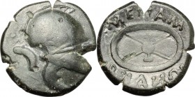 Thrace, Mesembria . AE 18 mm. c. 250-200 BC