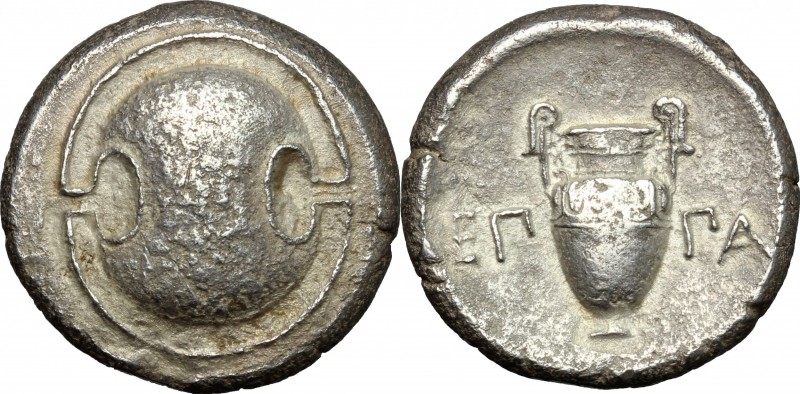 Continental Greece. Boeotia, Thebes. AR Stater, circa 395-338 BC. Epa(minondas),...