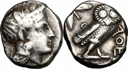 Attica, Athens. AR Tetradrachm, c. 353-249 BC. Contemporary imitation