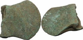 Aes Premonetale.. AE axe, broken. Probably a pre-monetary item. Central Italy, 6th-4th century BC