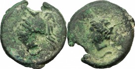 Dioscuri/ Mercury series.. AE Cast Semis, c. 280-276 BC