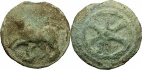 Roma/Wheel series.. AE Cast Semis, c. 230 BC