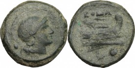 L series.. AE Uncia, Luceria mint, c. 211-208 BC
