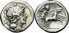 Anonymous. AR Denarius, circa 157-156 BC
