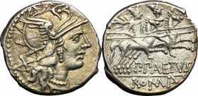 P. Aelius Paetus.. AR Denarius, 138 BC