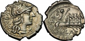 L. Antestius Gragulus.. AR Denarius, 136 BC