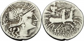 Publius Calpurnius.. AR Denarius, 133 BC