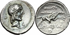 L. Calpurnius Piso Frugi.. AR Denarius, 90 BC