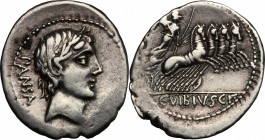 C. Vibius C.f. Pansa. AR Denarius, circa 90 BC