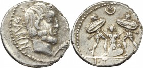 L. Titurius L. f. Sabinus.. AR Denarius, 89 BC