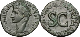 Augustus (27 BC - 14 AD)  . AE As, 11 AD