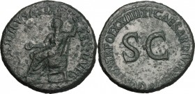 Tiberius (14-37 AD).. AE Sestertius, 22-23 AD