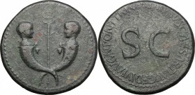 Drusus, son of Tiberius (died 23 AD).. AE Sestertius, 22-23 AD