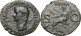 Caligula (37-41).. AE As, 37-38 AD