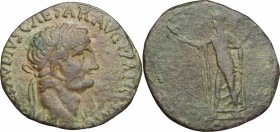 Claudius (41-54).. AE Sestertius, contemporary imitation, c. 41-50 AD