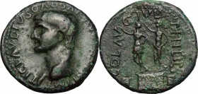 Claudius (41-54).. AE 27 mm. Philippi mint, Macedon