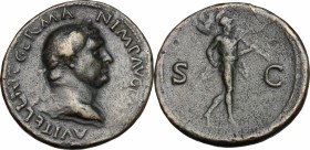 Vitellius (69 AD).. AE \Sestertius\", cast copy, 19th or 20th century"""