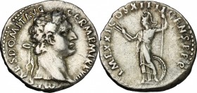 Domitian (81-96).. AR Denarius, 89 AD